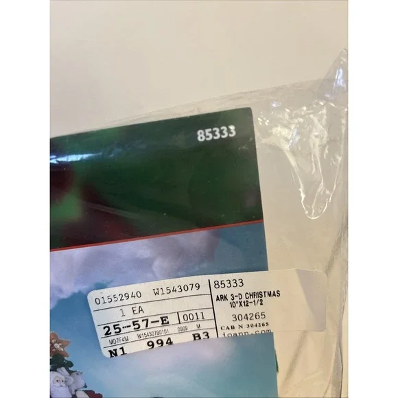 Bucilla Christmas Ark Kit #85333 Felt Home Décor NOS Sealed Noah's Nativity Kit - Picture 4 of 7